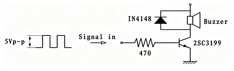 12mm 2400hz Through Hole Electromagnetic Passive Buzzer